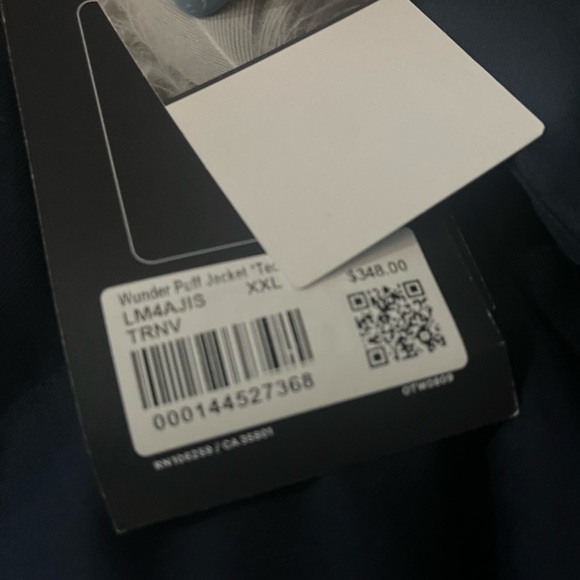 NWT Lululemon Wunder Puff Jacket *Tech Canvas - Picture 4 of 4